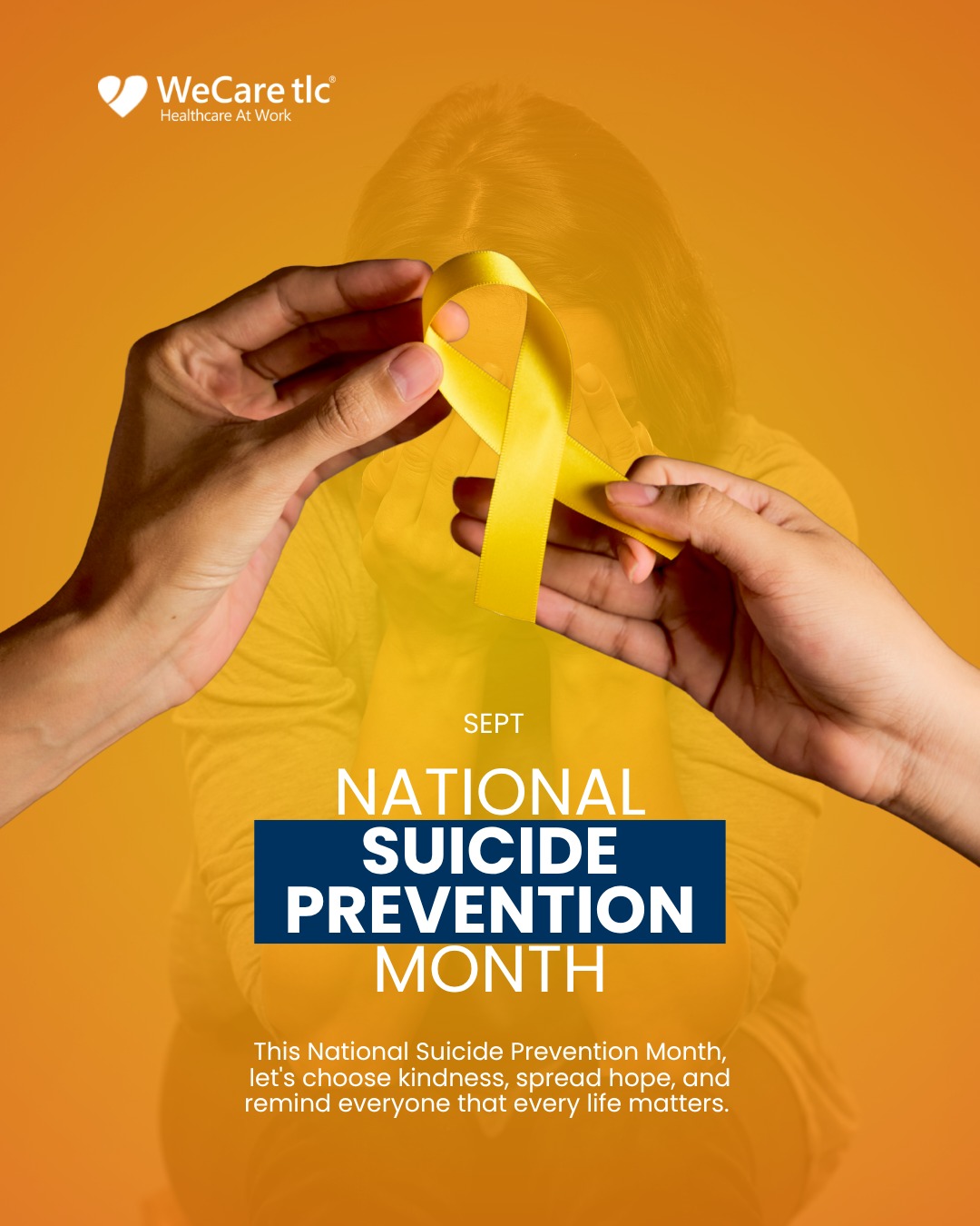 September is Suicide Prevention Month, a reminder that checking in, listening without judgment, and taking signs of distress seriously can make a difference. Reach out, stay connected, and help create space for honest conversations. 💙🎗️🤝

#SuicidePreventionMonth #MentalHealthAwareness #YouAreNotAlone